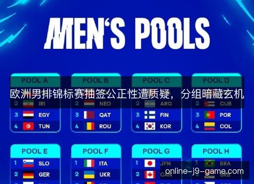 欧洲男排锦标赛抽签公正性遭质疑，分组暗藏玄机